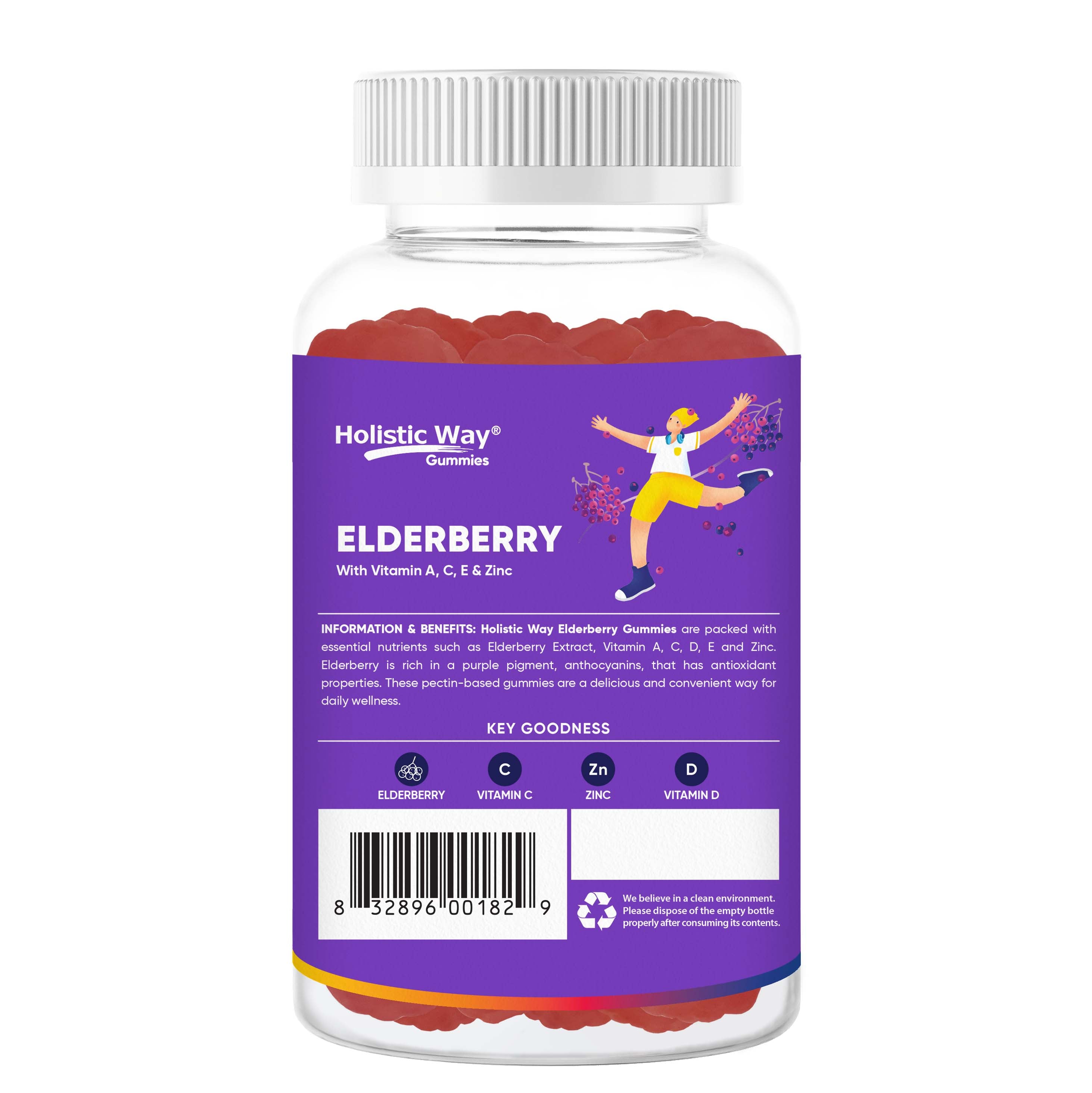 Holistic Way Elderberry Gummy (60 Gummies)