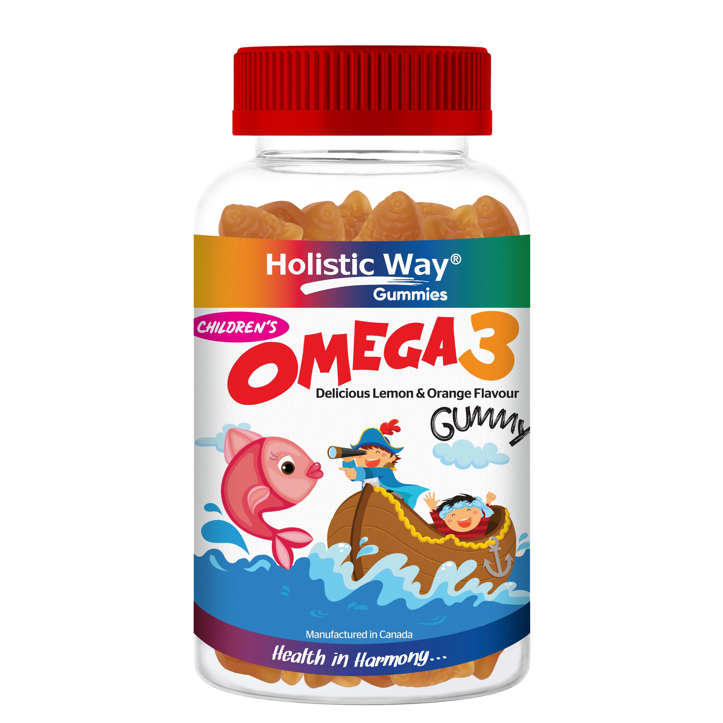 Holistic Way Children’s Omega 3 Gummy (90 Gummies)