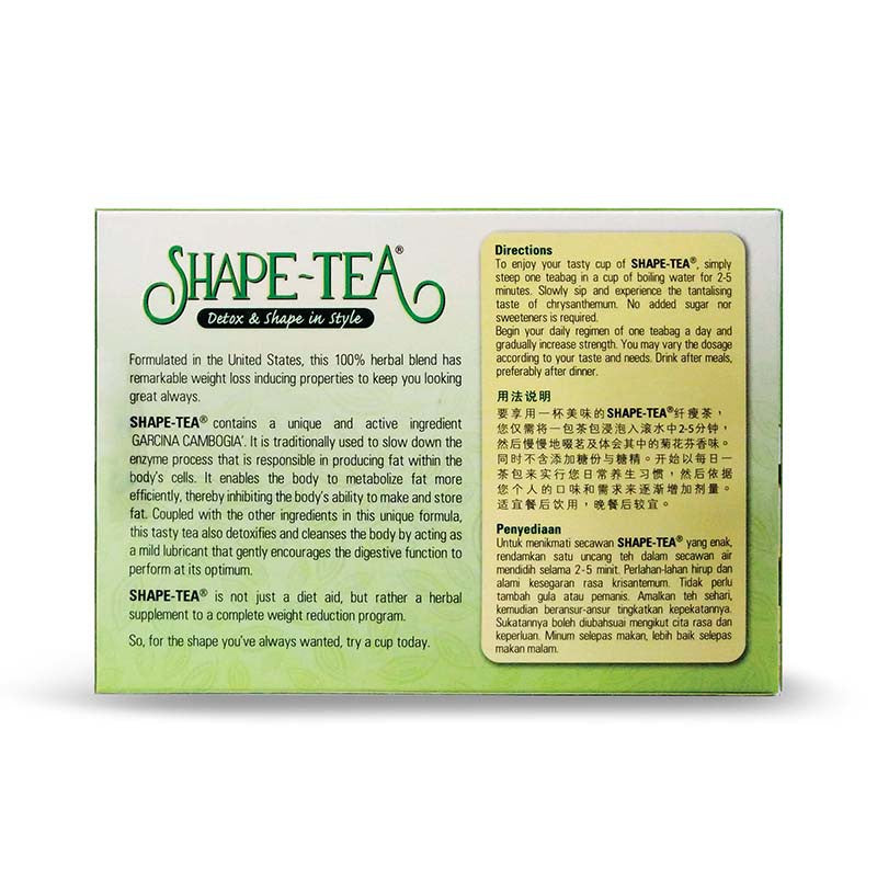 SHAPE-TEA Slimming Tea – Detox & Shape In Style (25 Sachets)