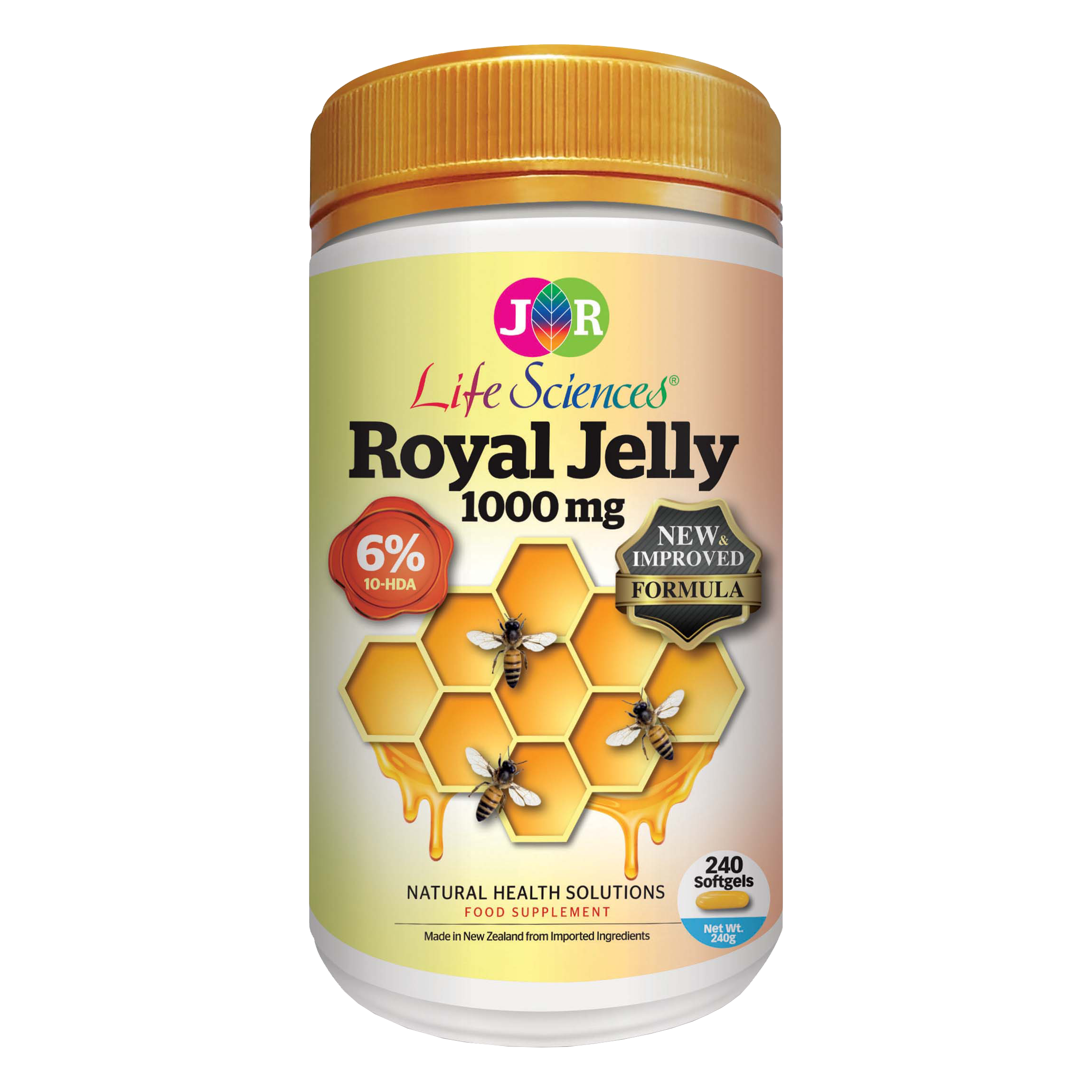 JR Life Sciences Royal Jelly 1000mg (365 Softgels)