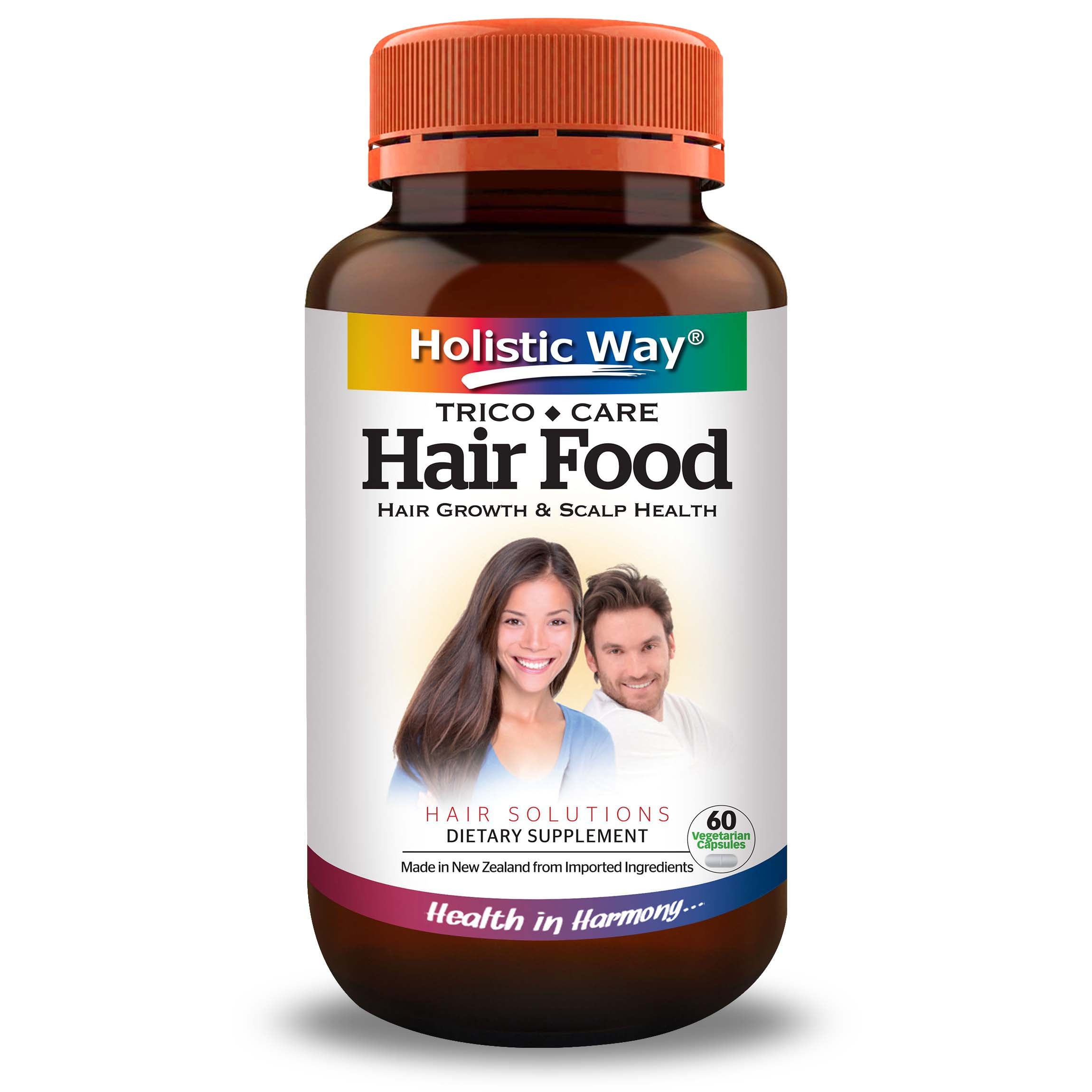 Holistic Way Hair Food — Hair Growth & Scalp Health (60 Vegetarian Capsules)