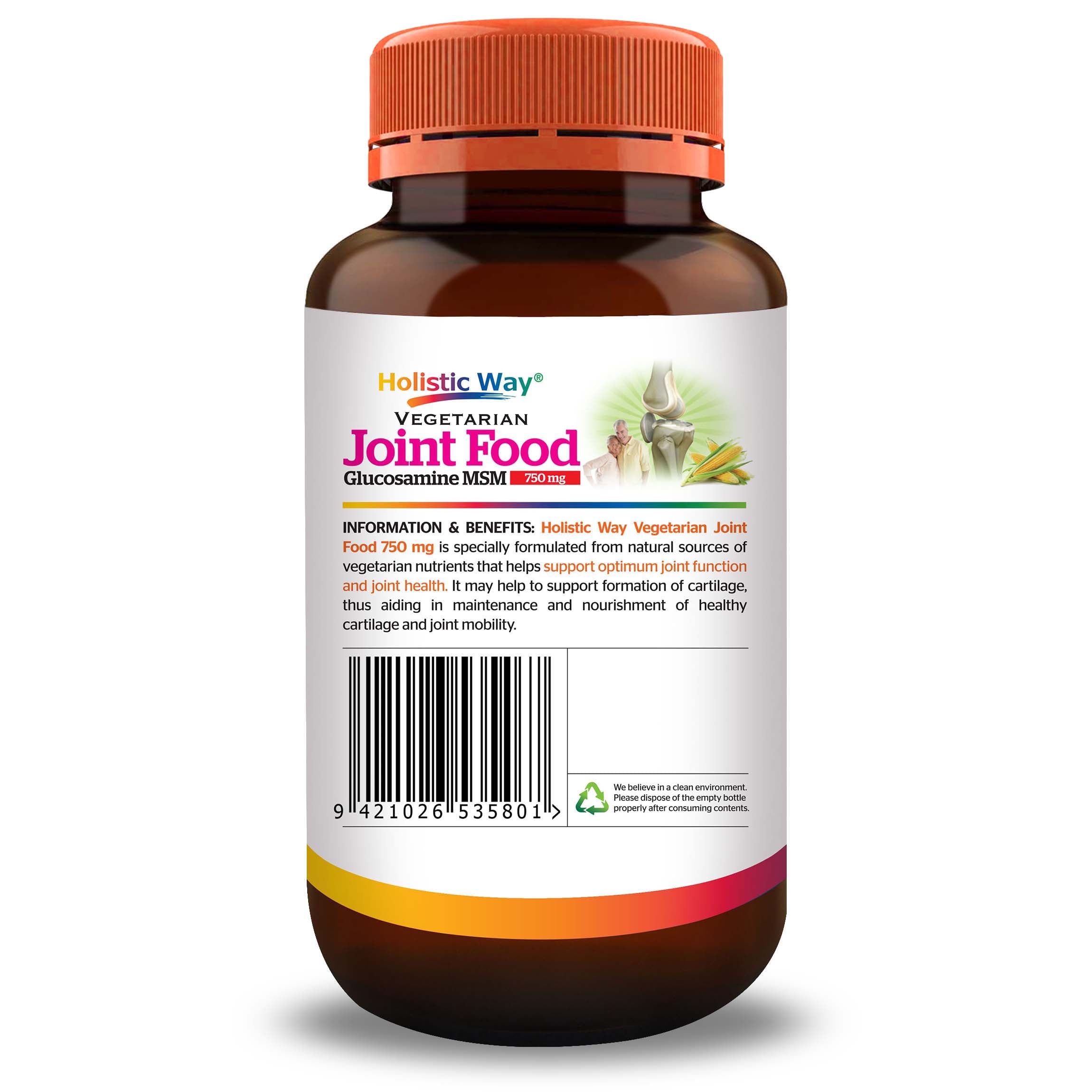 Holistic Way Vegetarian Joint Food (120 Vegetarian Capsules)