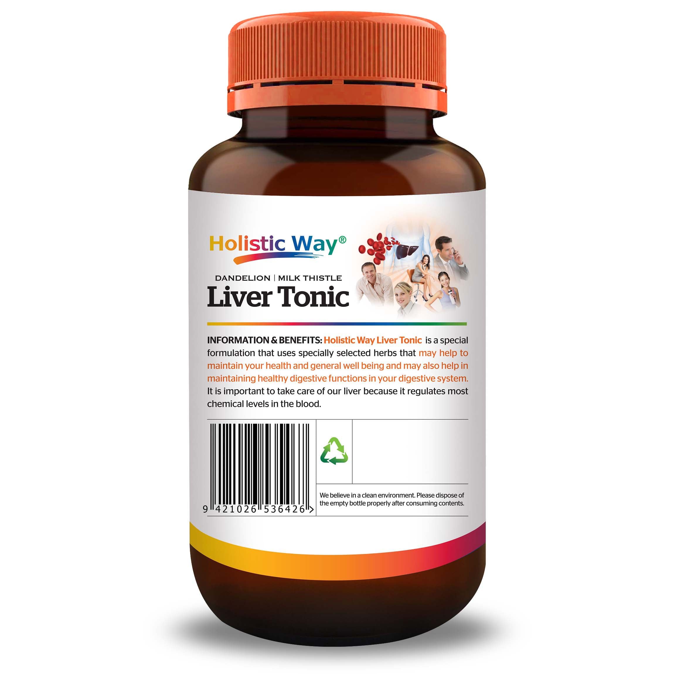 Holistic Way Liver Tonic (90 Vegetarian Capsules)